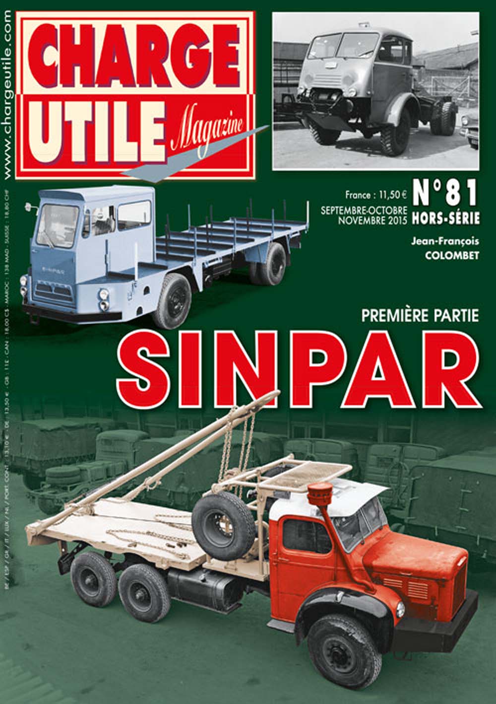 Sinpar (Partie 1). Sommaire du horssérie n° 081 Magazine Charge